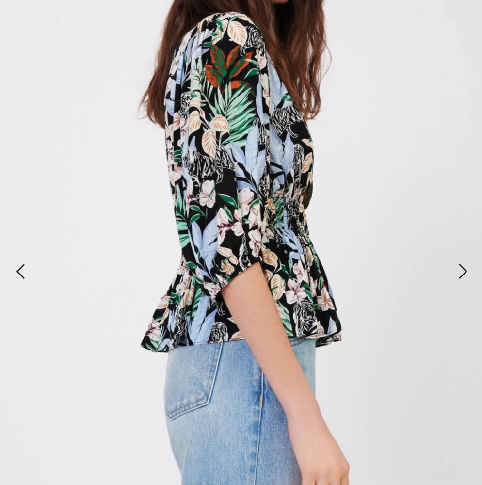 Maje multicolor blouse size 1